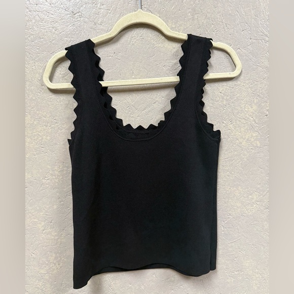 Tuckernuck Black Ric Rack Compression Tank Large - Picture 6 of 7